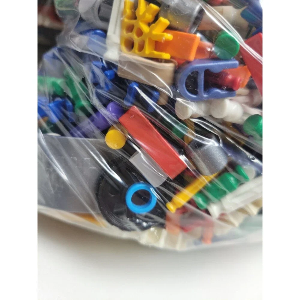 K'nex Building Pieces and Parts Wheels Corners Rods Spokes 8 lb bulk lot BOOKS